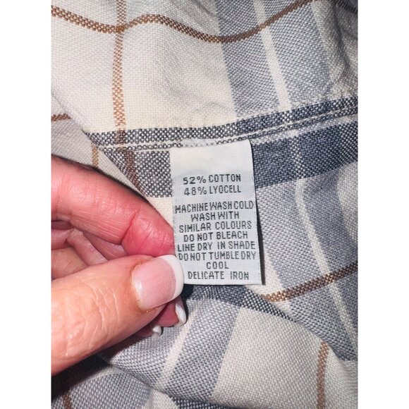 Rodd & Gunn Arnold Valley Soft Flannel Sports Fit Plaid Shirt XL Italian Fabric - Picture 8 of 8